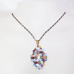 Pendant 65cm - Shea Rhombus S-Bronze Chain - Pendant 65cm - Laiton bronze